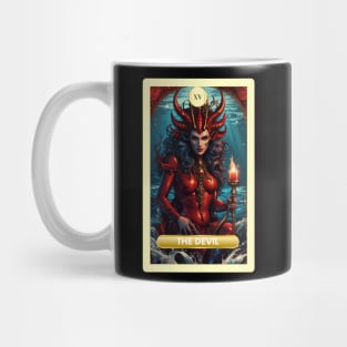 The Devil Card From the Light Mermaid Tarot Deck. Mug